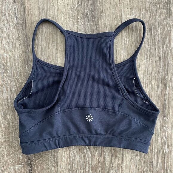 Athleta Navy Blue Sports Bra - Size: Small - Picture 2 of 5